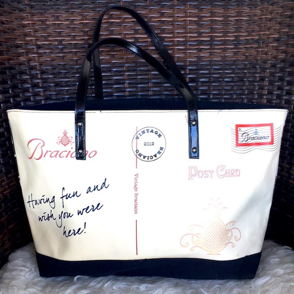 Barciano Vintage Postcard Tote Bag - Picture 2 of 16